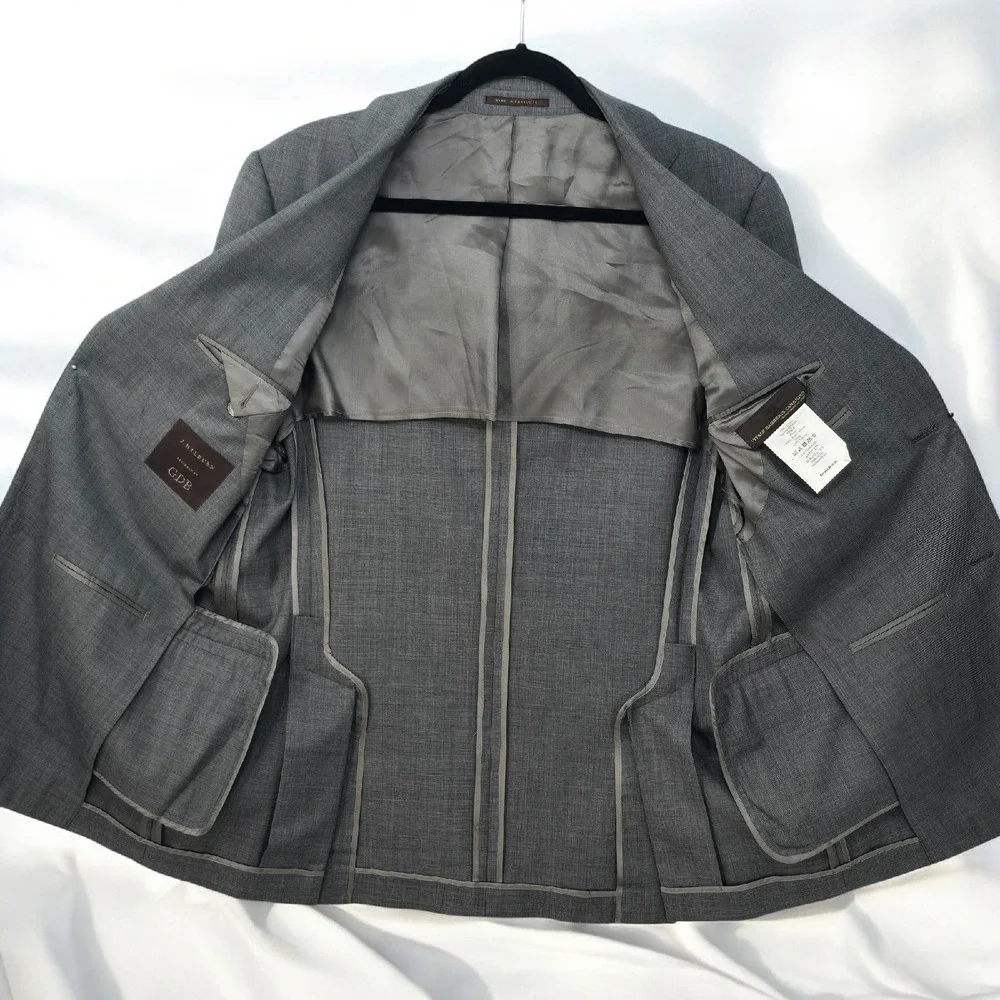 J. Hilburn Blazer Vitale Barberis Caninico Wool Sport Coat Jacket, 40 Large READ